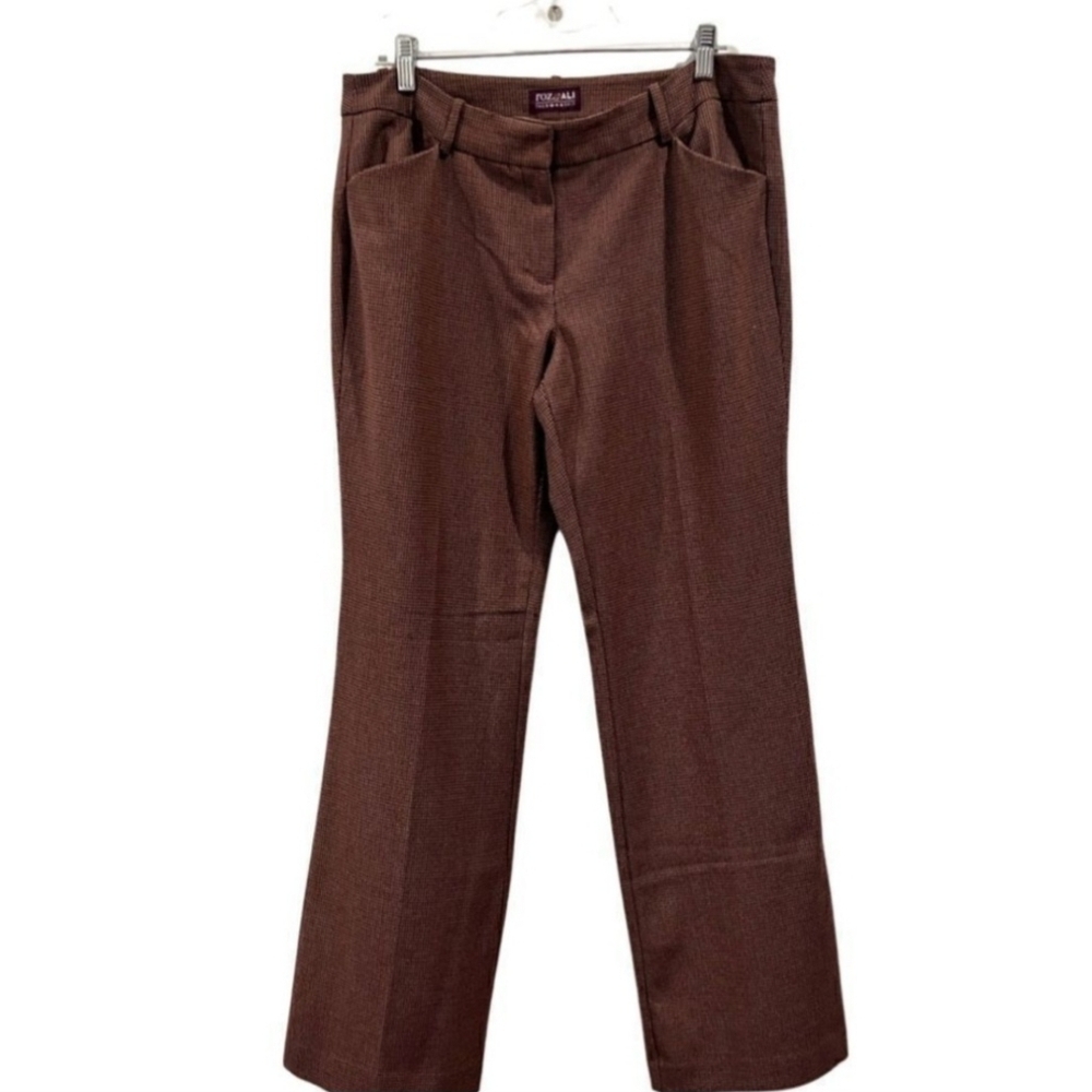 ❗️🤎❗️Roz & Ali Brown Wide Leg Pants✨️EUC✨️Sz 10R🤎❗️
